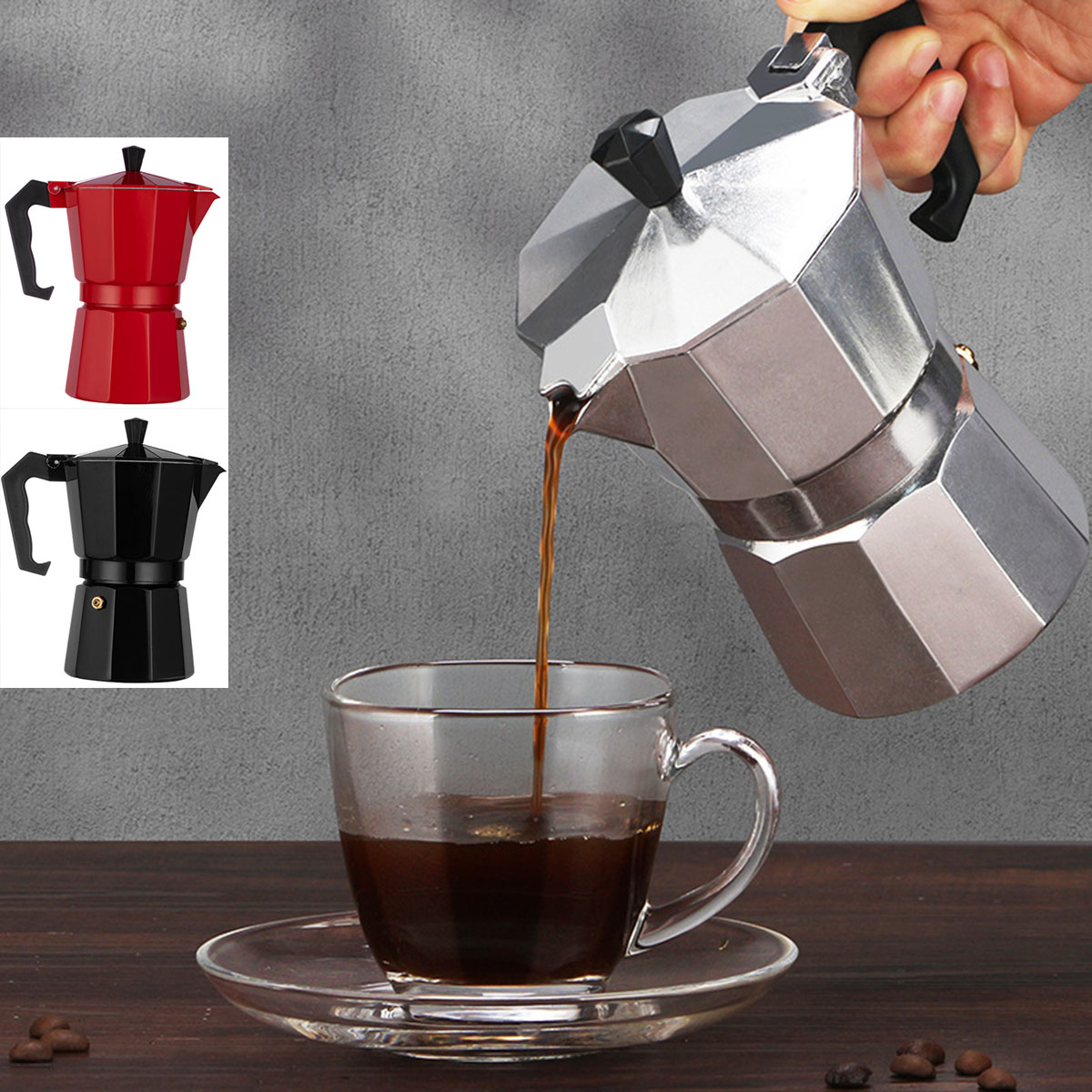 Moka Pot Stove - Cafetière Pot aluminium moka expresso percolateur