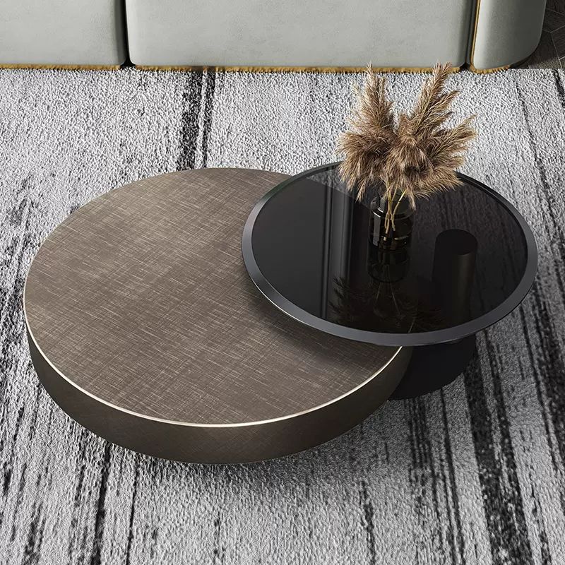 Coffee Tea & Jane - Tables basses modernes rondes en acier