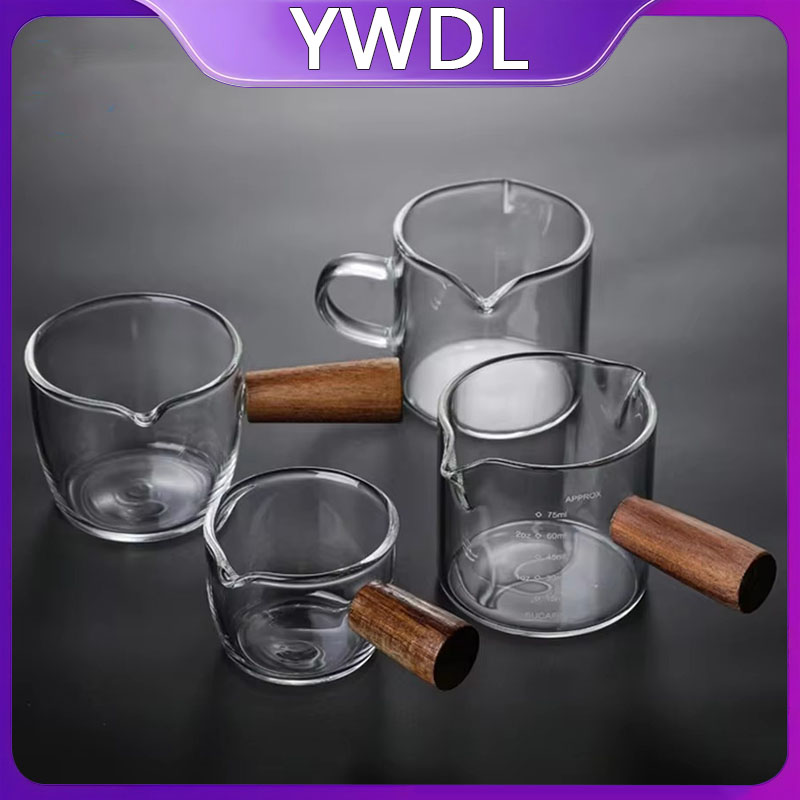 Barista Milk Jug - Tasse à mesurer expresso en verre