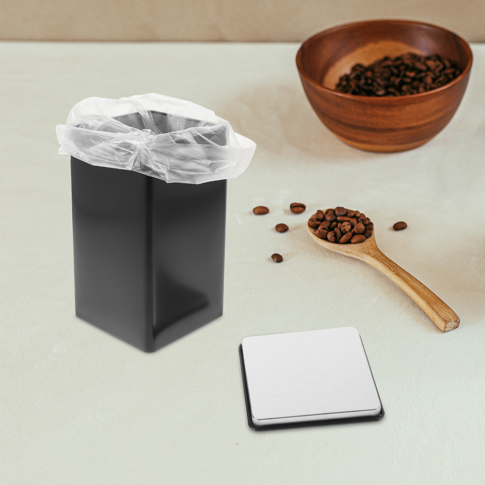 Coffee Tea Sugar - 4 pots de conservation, grands récipients