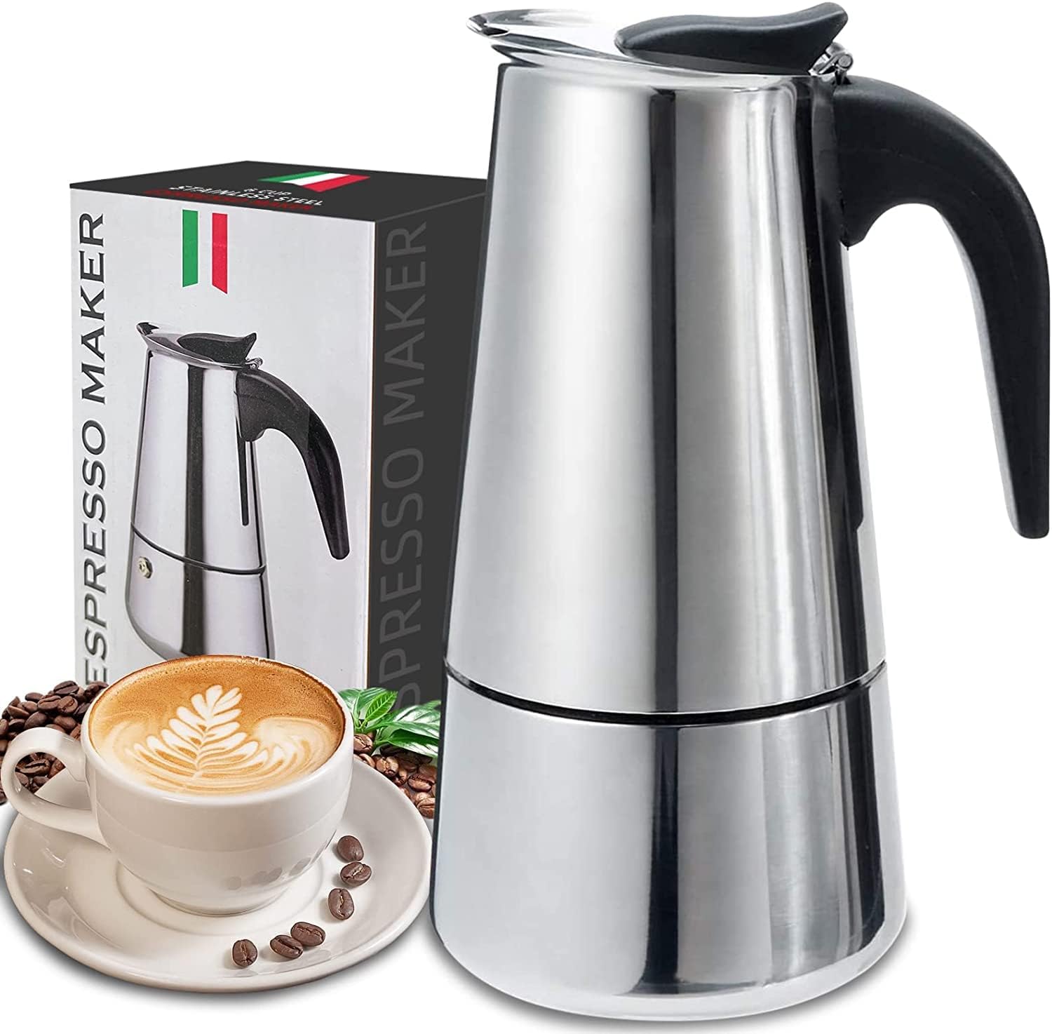 4/6/9 Tasses Moka Pot Caffe Ma - Moka Pot Stove avis et prix