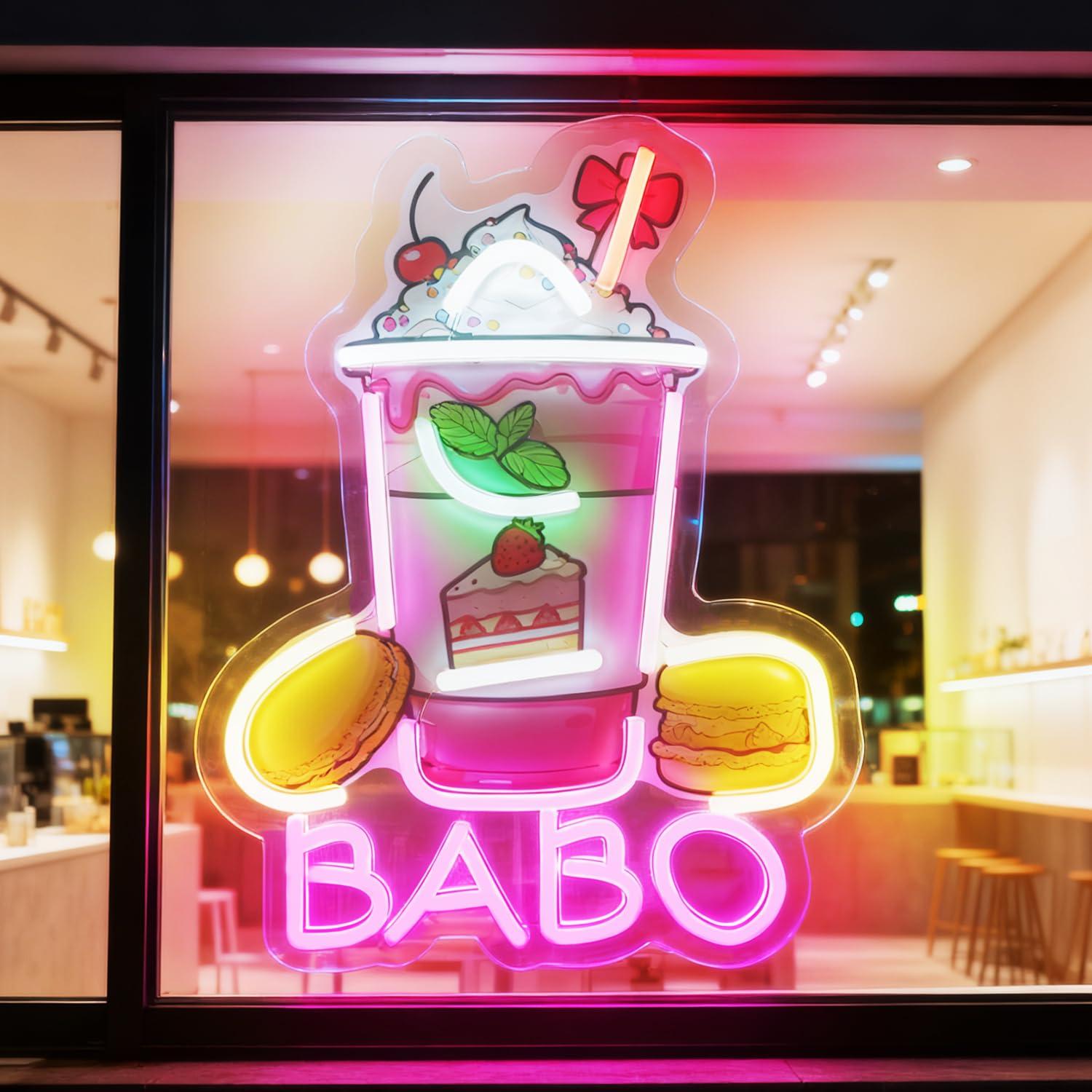 Enseigne lumineuse Boba Neon,  - Coffee Tea & Jane avis et prix