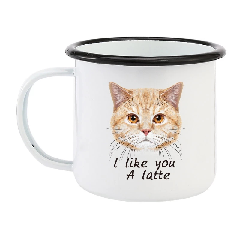 Mug à café émaillé 350 ml, per - Coffee Tea Name avis et prix
