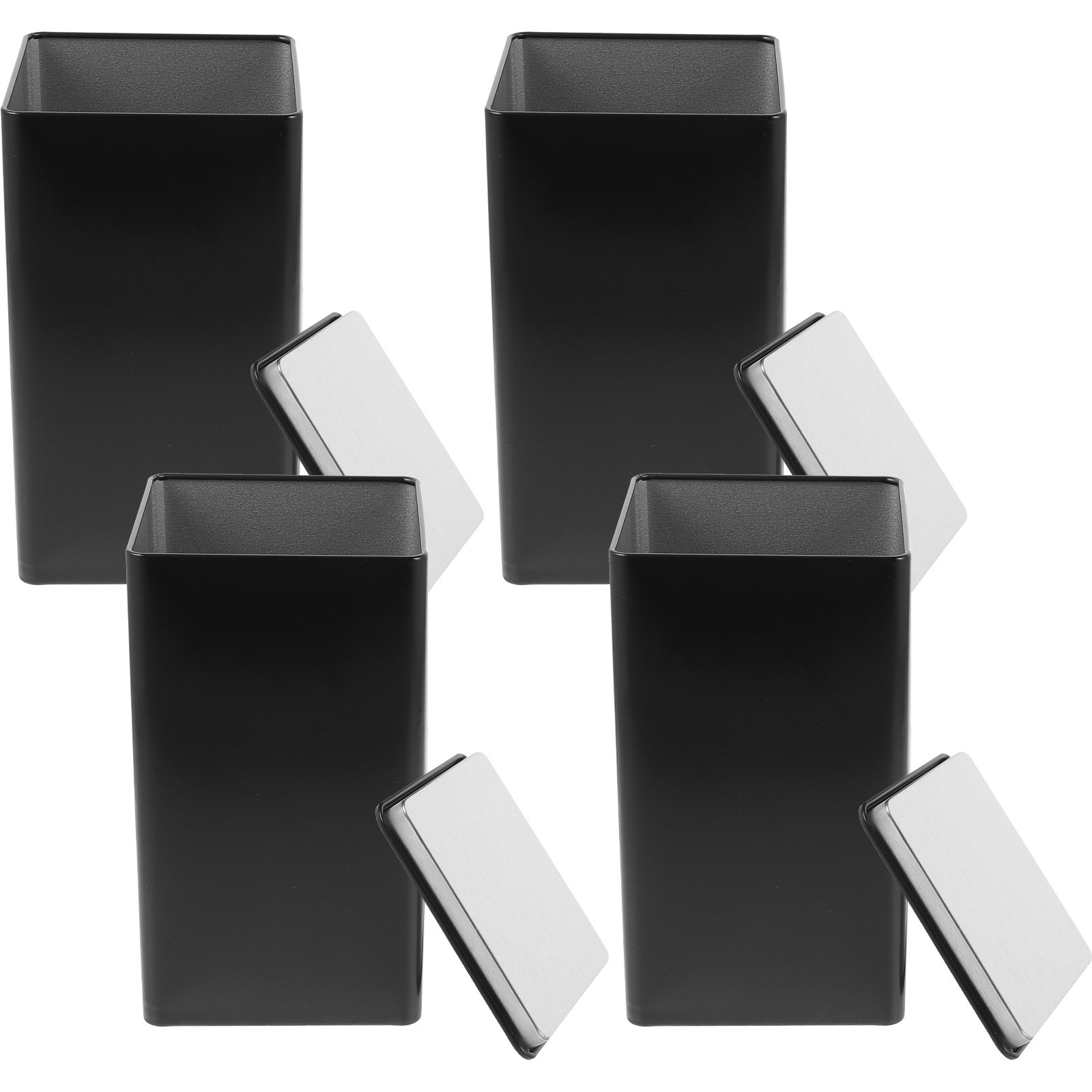 4 pots de conservation, grands - Coffee Tea Sugar avis et prix